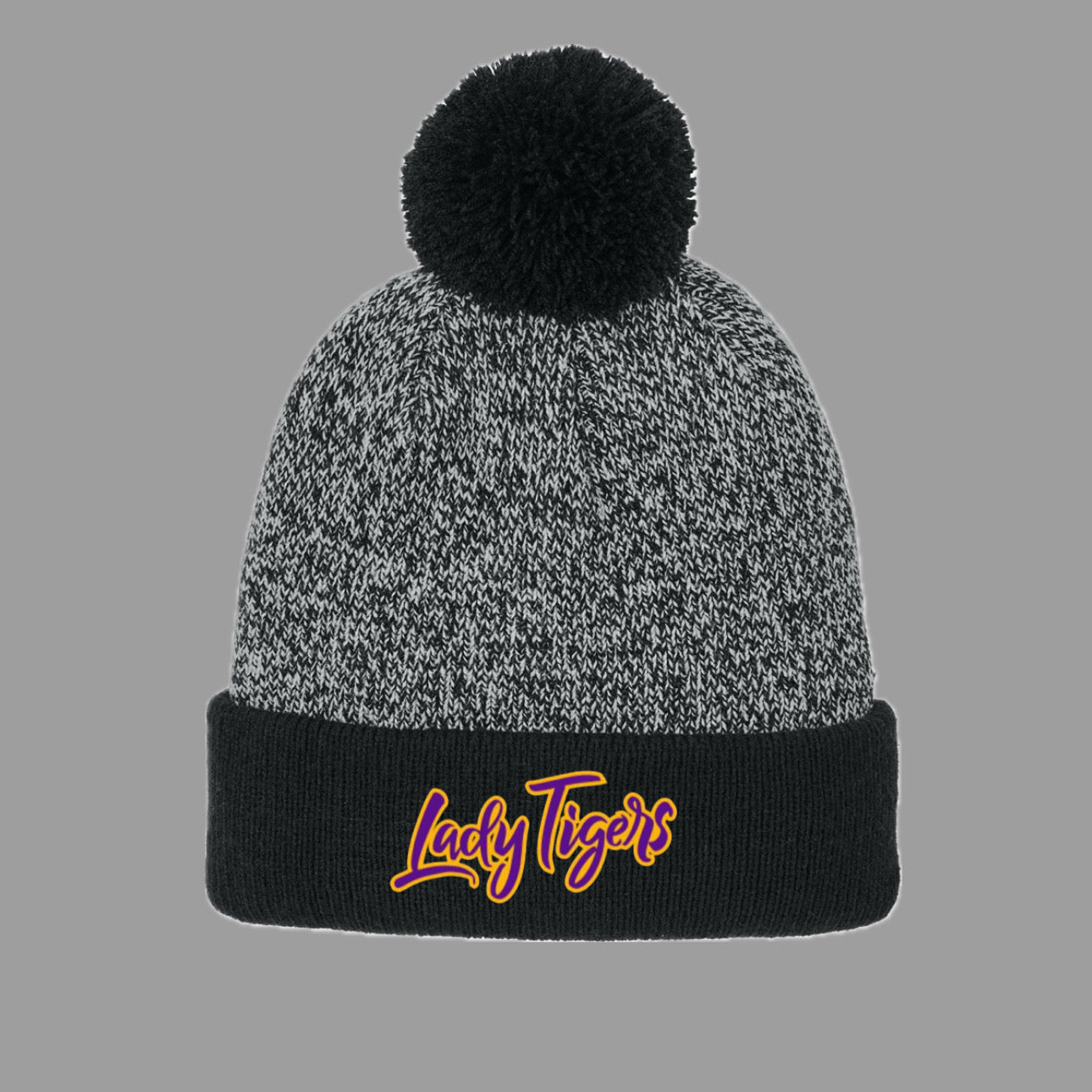 Halftime Heather Lady Tigers Embroidered Beanie