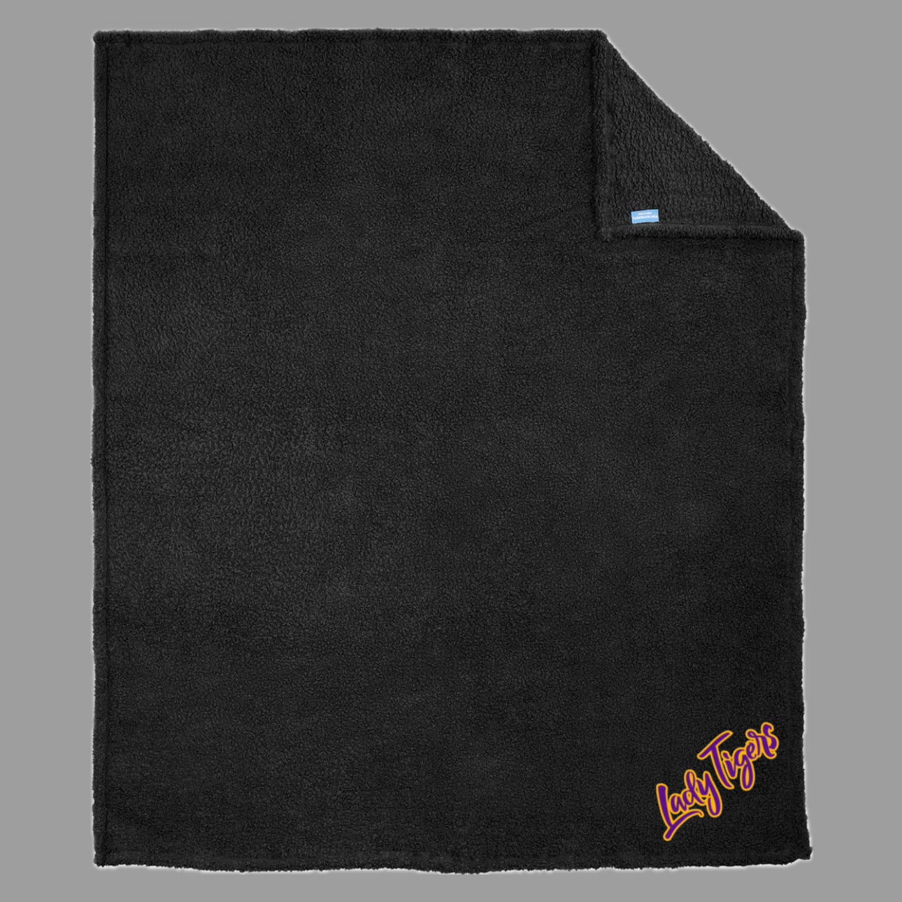 Lady Tigers Fleece Black Blanket