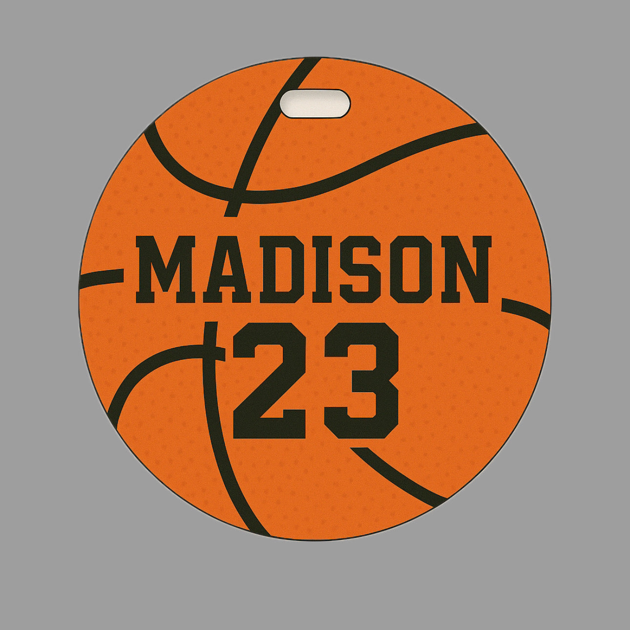 Custom Basketball Bag Tag