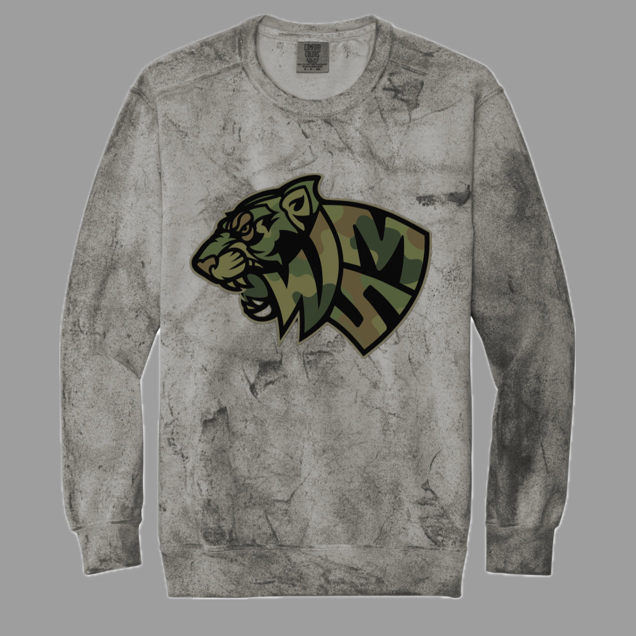 Comfort Color Tie-dye Ash Sweatshirt