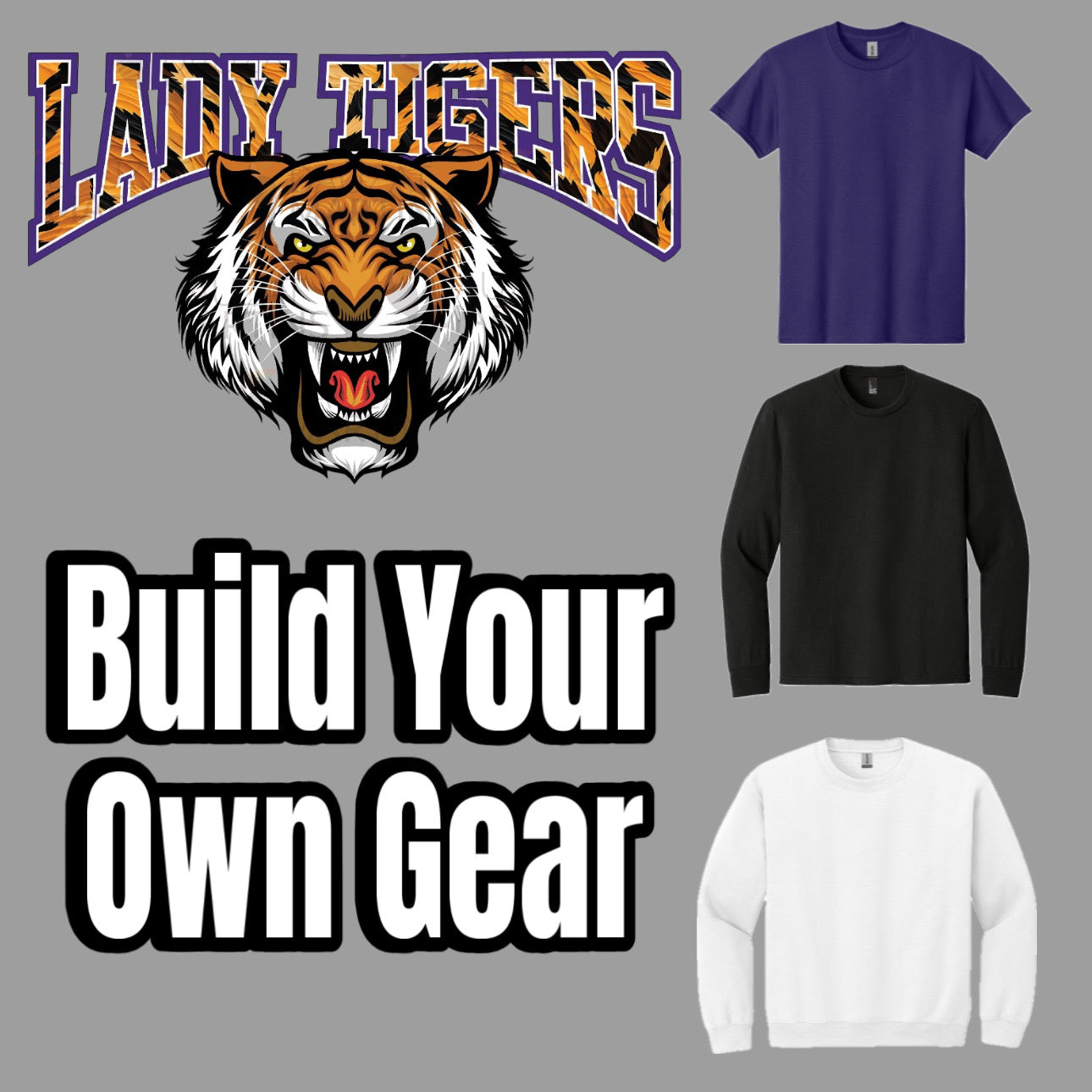 Build Your Own Gear - Tiger Logo
