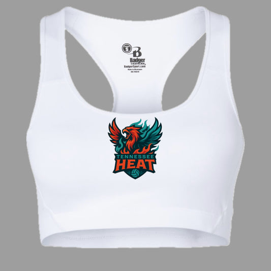 TN Heat 15 White Sports Bra