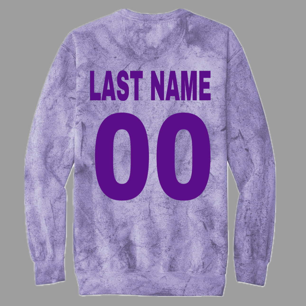 Custom Jersey Comfort Color Crewneck - Lady Tigers Logo