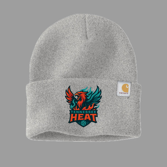 TN Heat 15 Heather Grey Carhartt Beanie Embroidered Logo