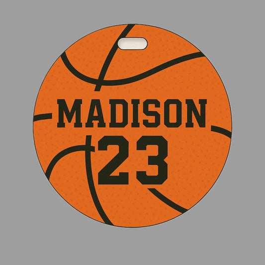 Custom Basketball Bag Tag