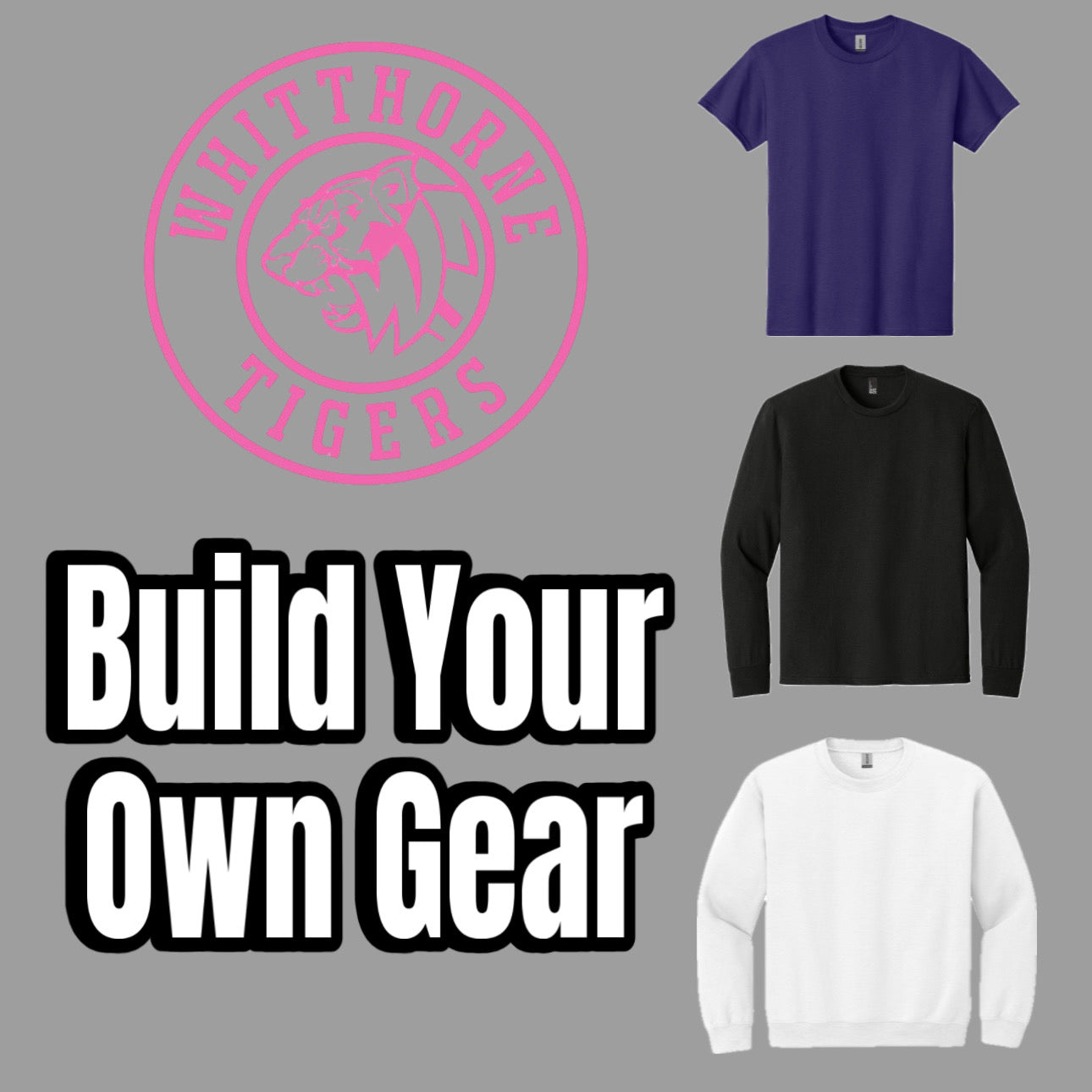 Build Your Own Gear - Pink Logo