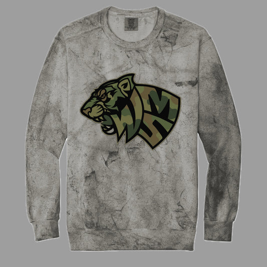 Comfort Color Tie-dye Ash Sweatshirt