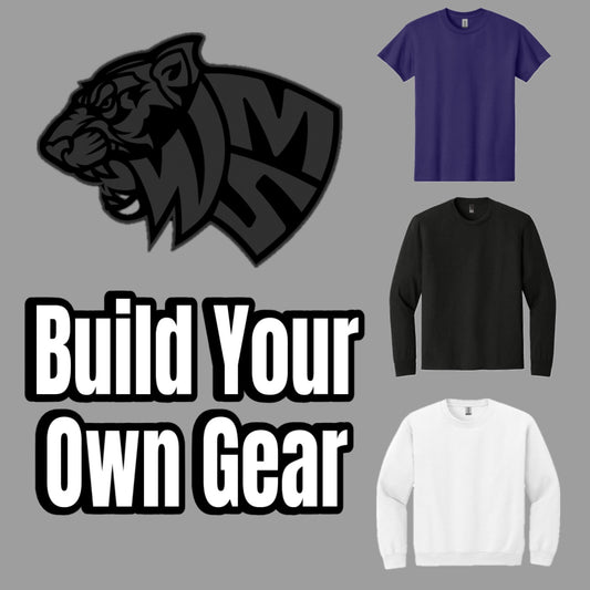 Build Your Own Gear - Charcoal Basketball Logo
